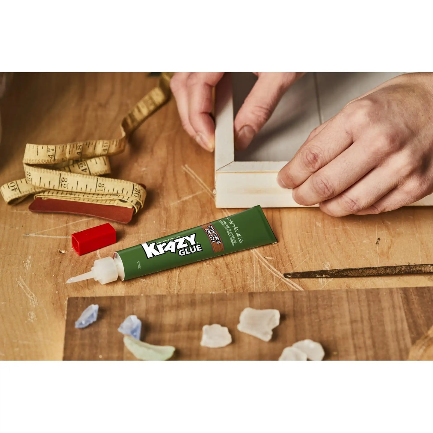 Krazy Glue Pegamento para Madera de Secado Rápido 20 G, 1 Unidad