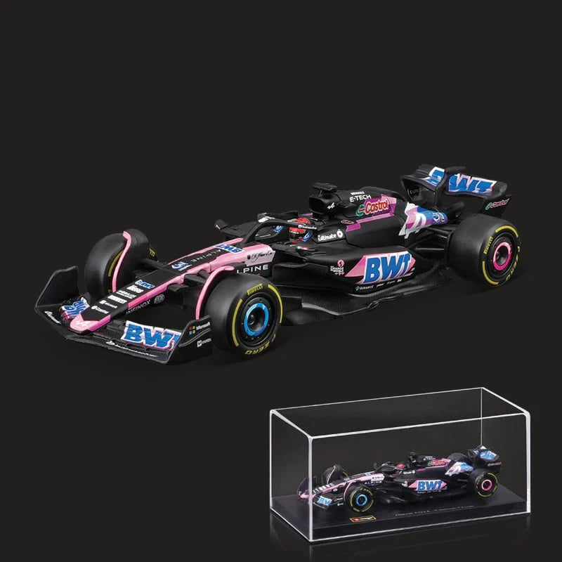 1:43 Alpine F1 Team A524 2024 Alloy Car Miniature Diecast Model