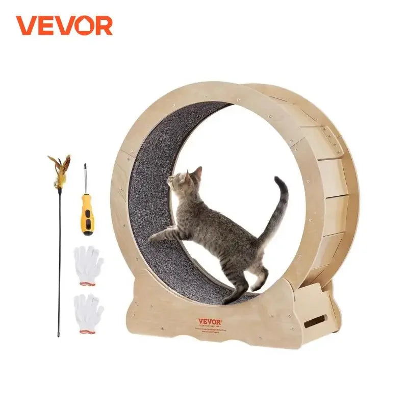 Sleek Cat Exercise Wheel