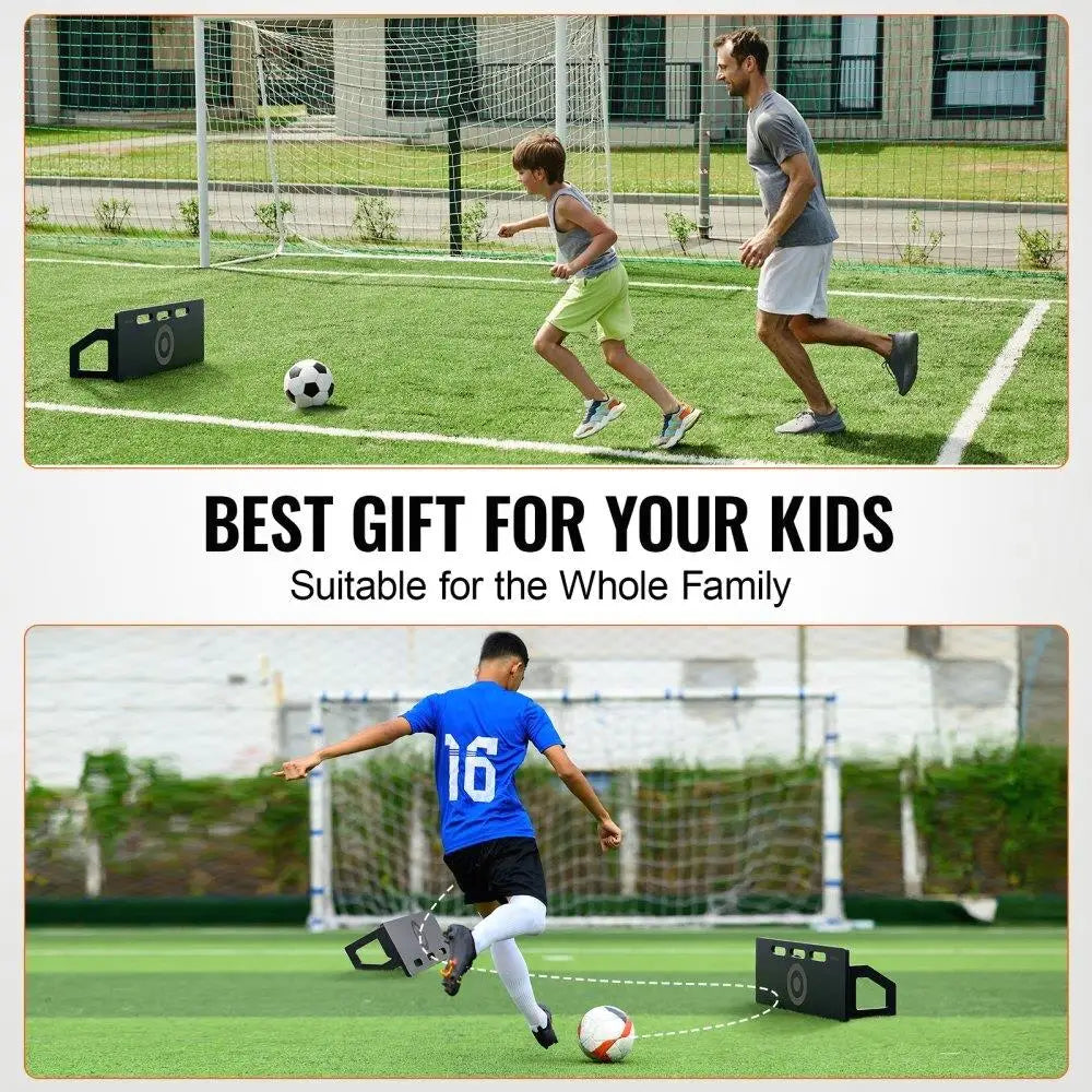 32X12 Portable Soccer Rebounder Board with Adjustable Angles