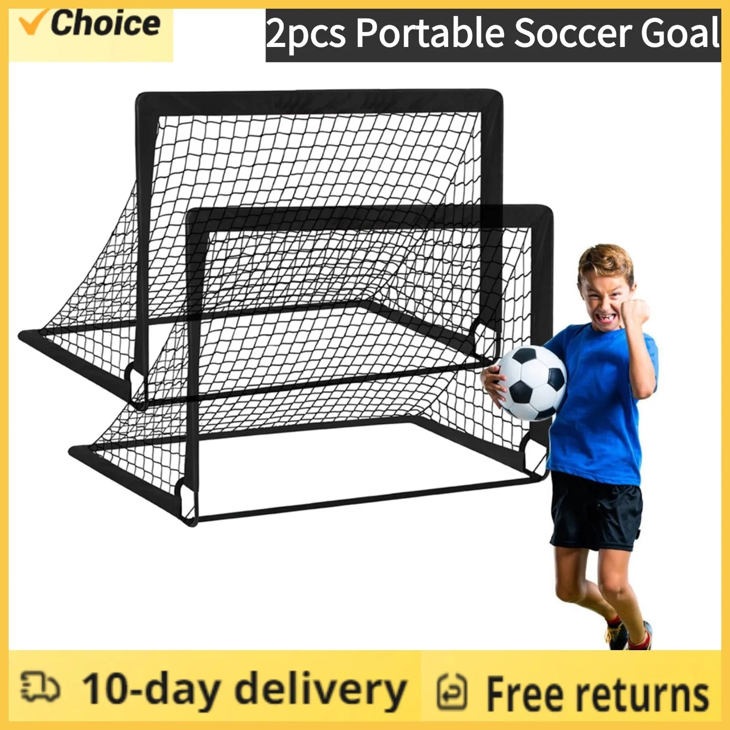 2 Mini Goals Youth Soccer