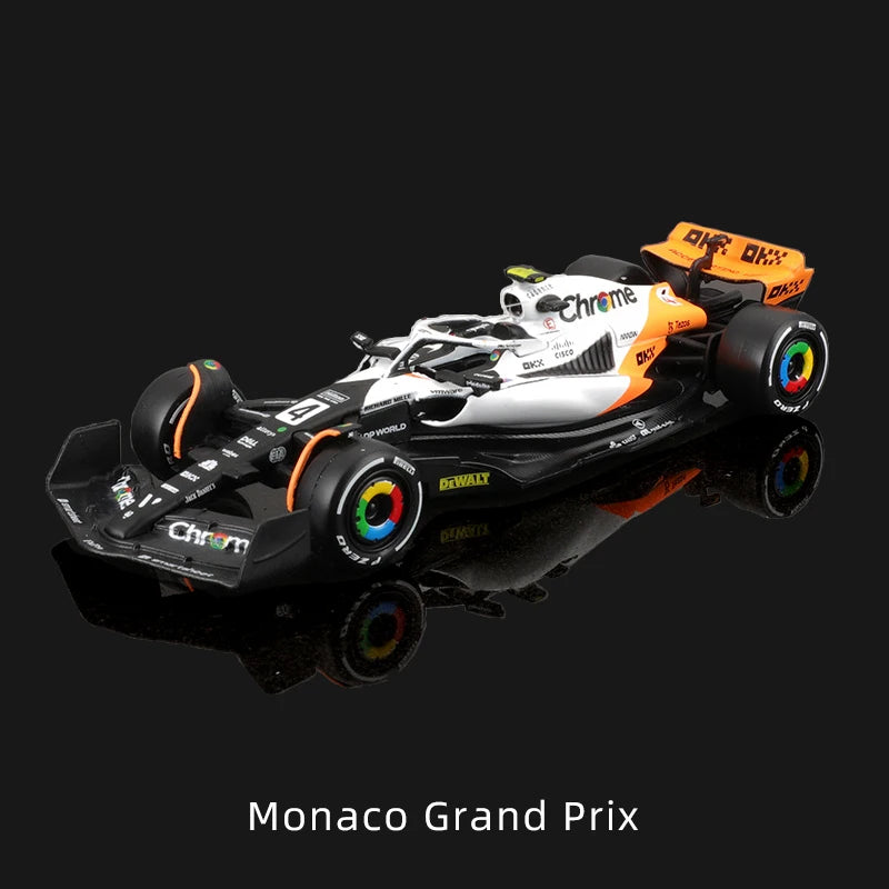 1:43 MCL38 F1 Mclaren 2024 Miami Grand Prix Alloy Car Miniature Diecast Model