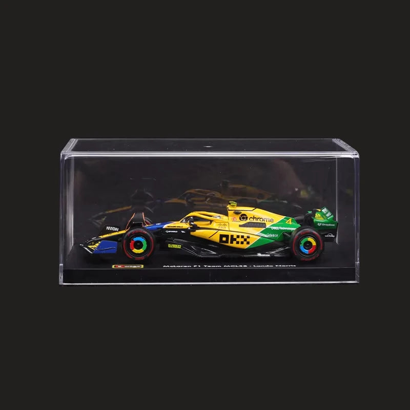 1:43 MCL38 F1 Mclaren 2024 Miami Grand Prix Alloy Car Miniature Diecast Model