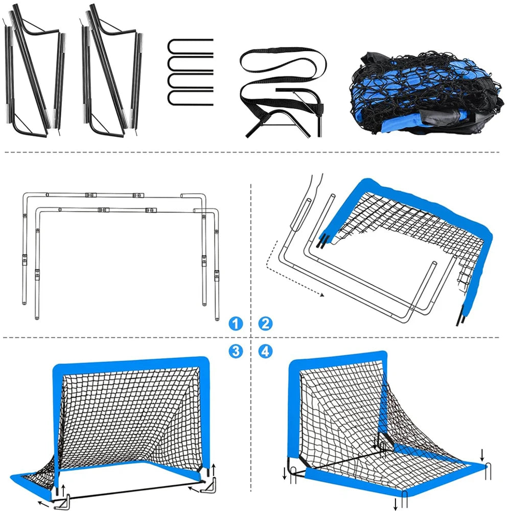 2 Mini Goals Youth Soccer
