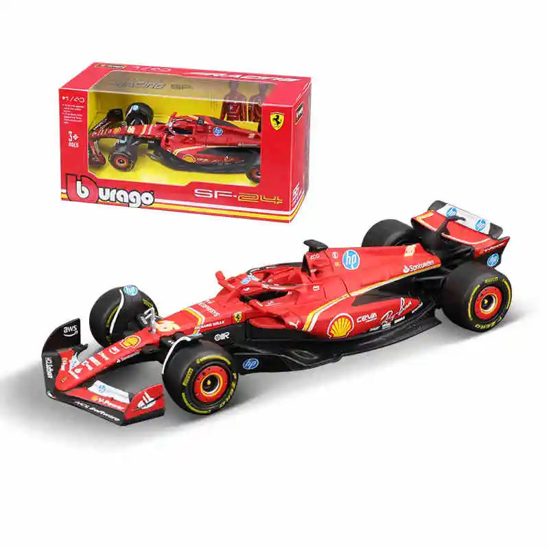 1:43 Ferrari SF24 F1 Car Model 2024 Season Diecast Formula 1