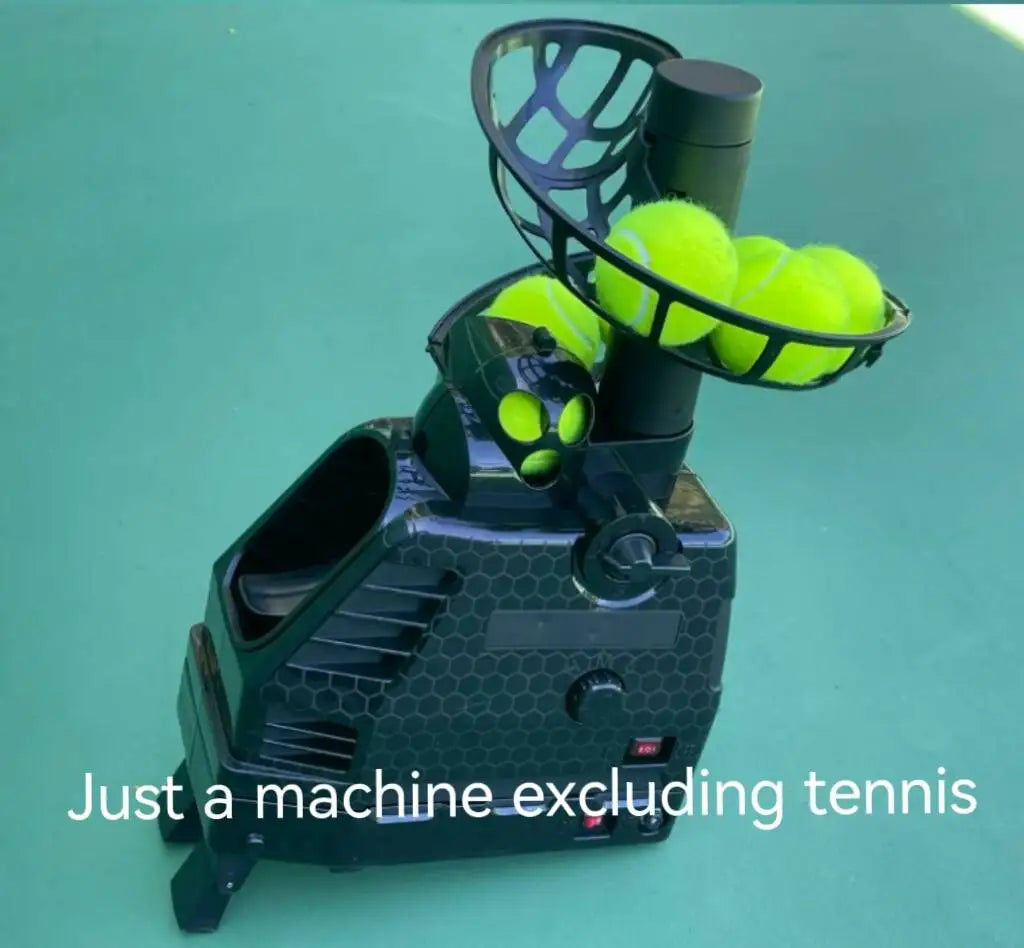 Throwing and serving machine practice device, tennis accompaniment training, portable small multi ball coach, teaching single ba