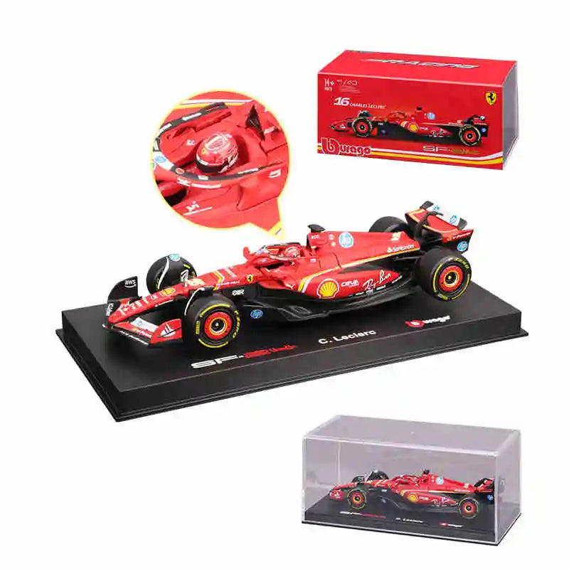 1:43 Ferrari SF24 F1 Car Model 2024 Season Diecast Formula 1