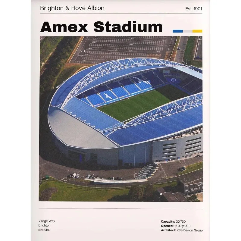 Football Stadium Poster World Famous Soccer Ground Canvas Painting Print HD Picture Wall Art Sports Hall Room Home Decor Gift