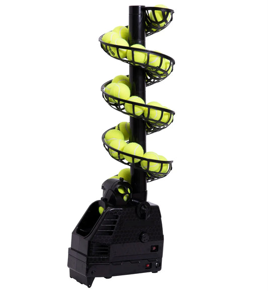 Throwing and serving machine practice device, tennis accompaniment training, portable small multi ball coach, teaching single ba