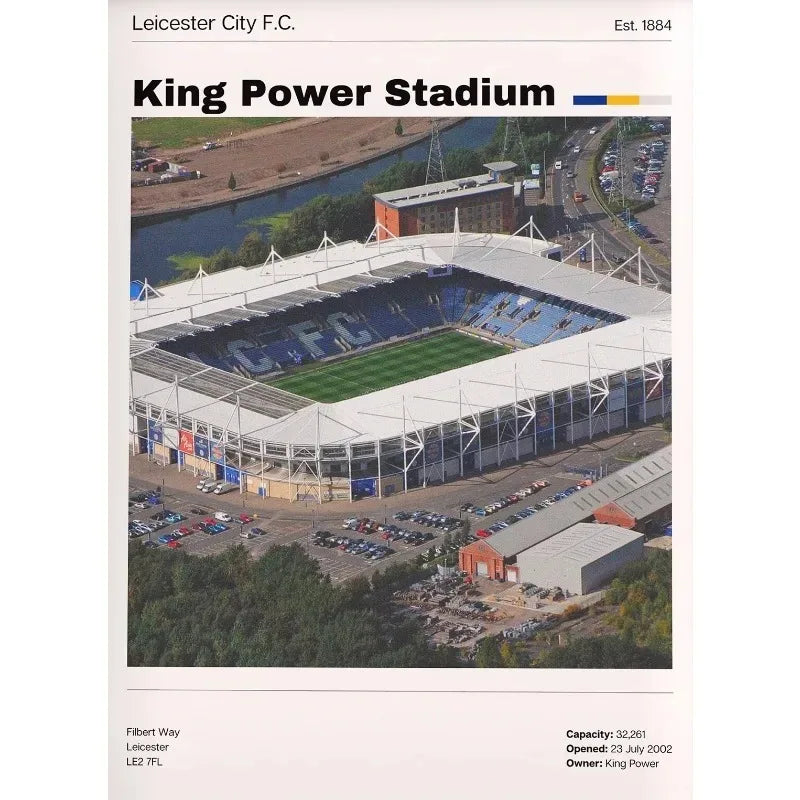 Football Stadium Poster World Famous Soccer Ground Canvas Painting Print HD Picture Wall Art Sports Hall Room Home Decor Gift