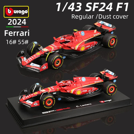 1:43 Ferrari SF24 F1 Car Model 2024 Season Diecast Formula 1