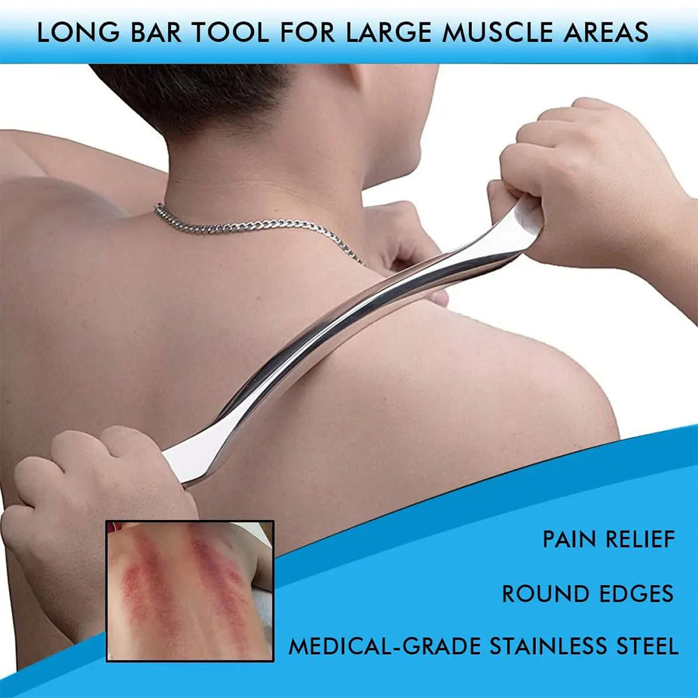 1/4/7 Pcs Gua Sha Scraping Massage Tools, IASTM Tool, Stainless Steel Guasha Tools, Muscle Scraper Tools for Soft Tissue Therapy