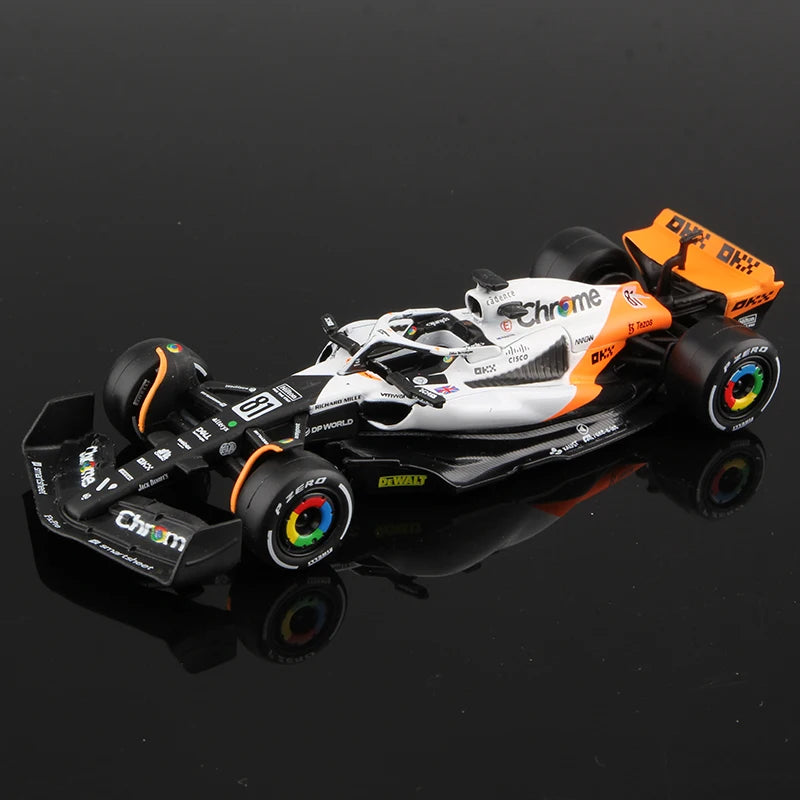 1:43 MCL38 F1 Mclaren 2024 Miami Grand Prix Alloy Car Miniature Diecast Model