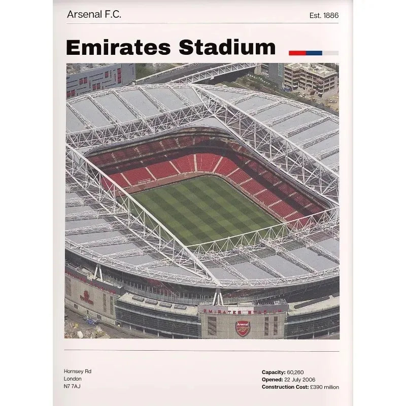 Football Stadium Poster World Famous Soccer Ground Canvas Painting Print HD Picture Wall Art Sports Hall Room Home Decor Gift