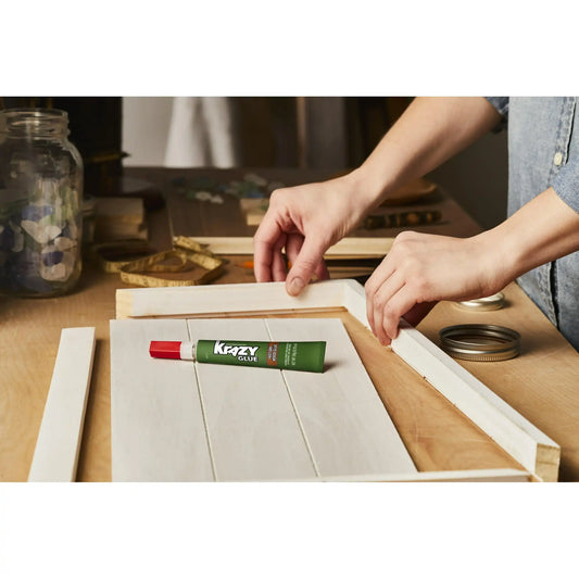 Krazy Glue Pegamento para Madera de Secado Rápido 20 G, 1 Unidad